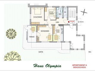 Appartamento Lans Pianta del piano 8