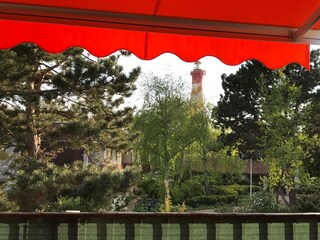 View of the Haamstede lighthouse