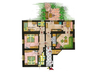 Casa per le vacanze Trebesing Pianta del piano 41