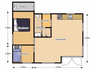 Casa per le vacanze De Koog Pianta del piano 22