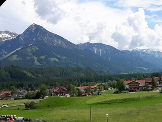 Ferienhaus Linder Blick vom Balkon