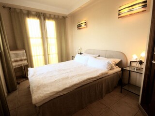 the second bed room, bed 160x200 cm, air condition