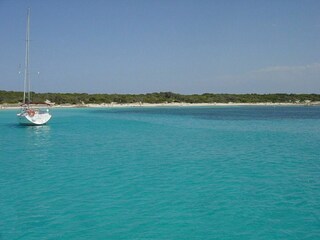 Estrenc-Beach, the tolling beat to Sa Rápita-Beach