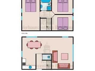 Appartamento per vacanze Breskens Pianta del piano 21