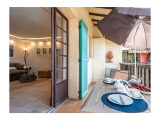 Balcony with access from the living room
