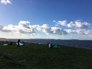 Kitesurfen am Wieker Bodden