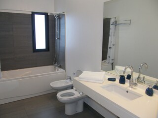Bathroom with whirlpool bath