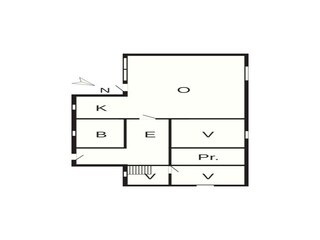 Vakantiehuis Klitmøller Grondplan 37