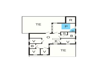 Casa per le vacanze Lønstrup Pianta del piano 37