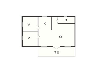 Casa de vacaciones Ambjörnarp Plano de planta 2