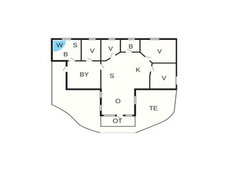 Maison de vacances Spodsbjerg Plan d'étage 21