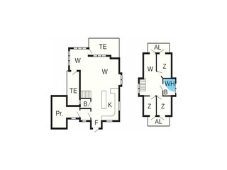 Vakantiehuis Glommen Grondplan 21