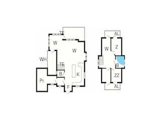 Vakantiehuis Glommen Grondplan 5
