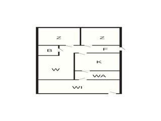 Vakantiehuis Vedum Grondplan 30