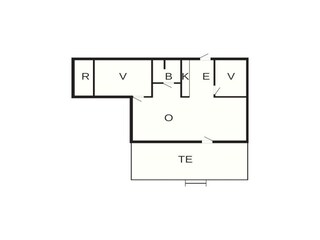 Vakantiehuis Ebeltoft Grondplan 39