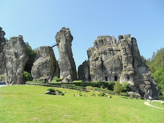 Externsteine fußläufig schnell erreichbar