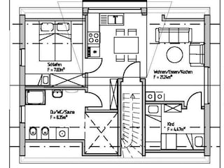 Grundriss Wohnung 2 oben