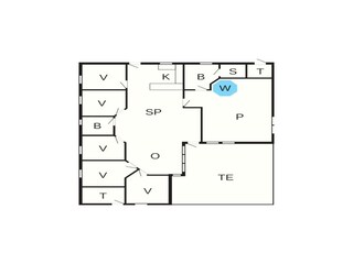 Casa per le vacanze Købingsmark Pianta del piano 41