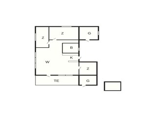 Casa de vacaciones Sommerodde Plano de planta 7