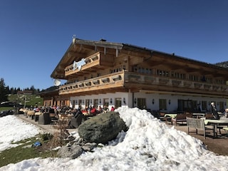 Die Sonnenalm auf der Winkelmoosalm.