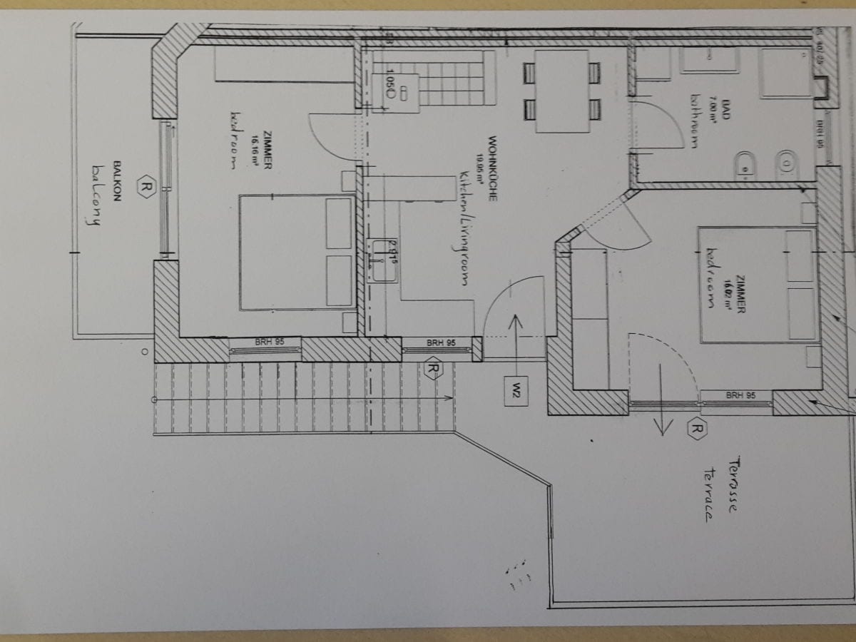 Ferienwohnung "Palmai" für 4 Personen mit Bergblick