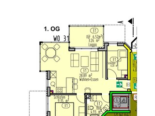 Appartamento per vacanze Großenbrode Pianta del piano 25