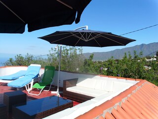 Rooftop terrace with lounge