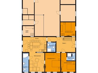 Casa per le vacanze Lenzen Pianta del piano 31