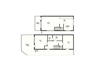 Vakantiehuis Stein bei Laboe Grondplan 3