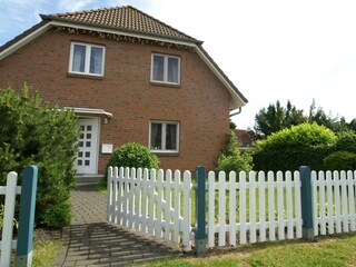 View of the entrance side