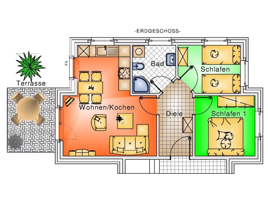 Ferienwohnung Looschen, Nordsee - Frau Christa Looschen