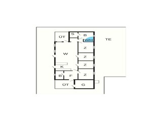 Vakantiehuis Saltum Grondplan 5
