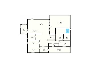Holiday house Saltum Floor Plan 43