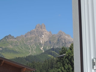 Blick aus dem Zimmerfenster