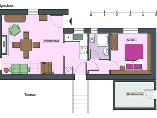 Casa per le vacanze Sainte-Honorine-des-Pertes Pianta del piano 40