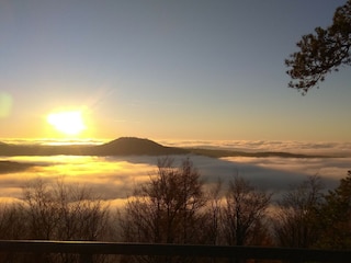 Sonnenaufgang Auf dem Winschertfels am  28.11.2020