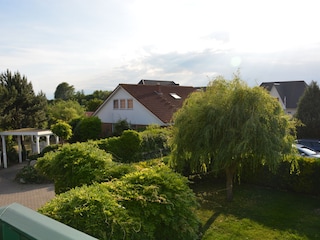 Blick vom Balkon