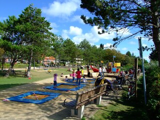 Auf der Strandpromenade