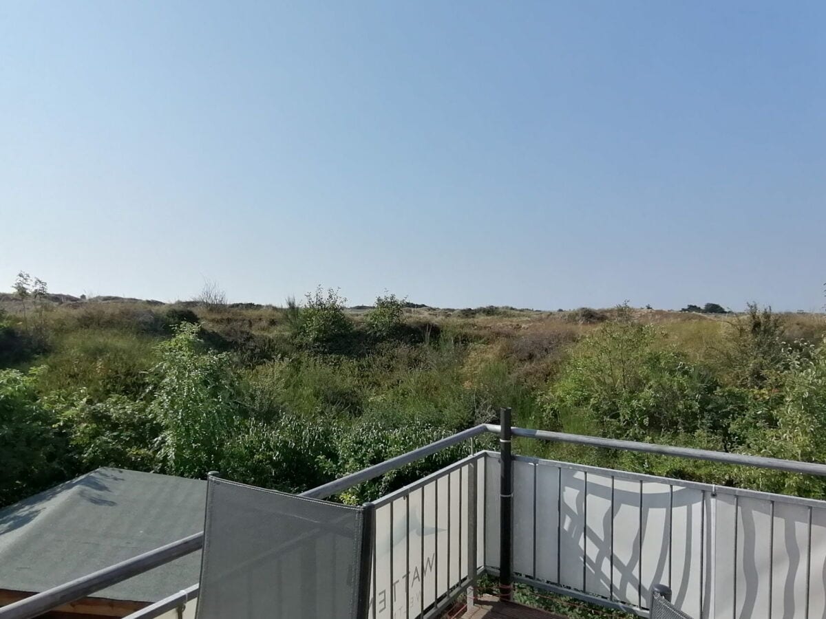 Blick vom Balkon Ferienwohnung Strandflieder