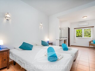 großes Schlafzimmer en Suite Bad