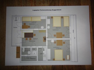 Appartamento per vacanze Bruck am Ziller Pianta del piano 26