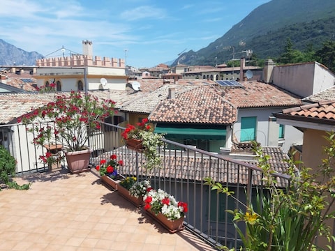 Vakantieappartement aan de haven van Malcesine
