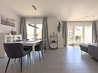 Wohnzimmer  mit Essplatz Heimathafen