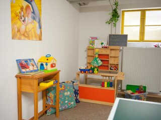 Spielbereich im Keller