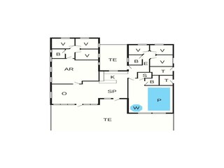 Maison de vacances Høll Plan d'étage 46