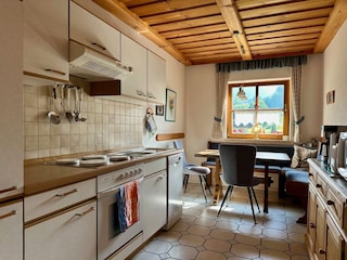 Küche mit Blick auf Osser