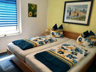 Das Schlaufzimmer mit hochwertigen Matratzen