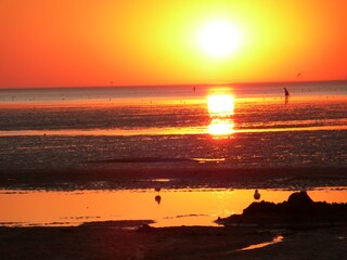 Sonnenuntergang am Strand