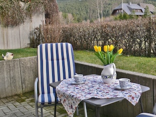 Genießen Sie die Terrasse