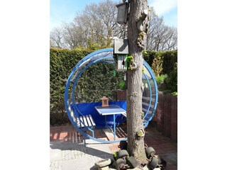 Der Sonnenplatz auf der Terrasse